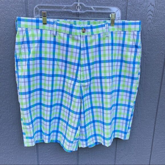 Izod Plaid Golf Shorts Perform X Men's 40 - Picture 2 of 7